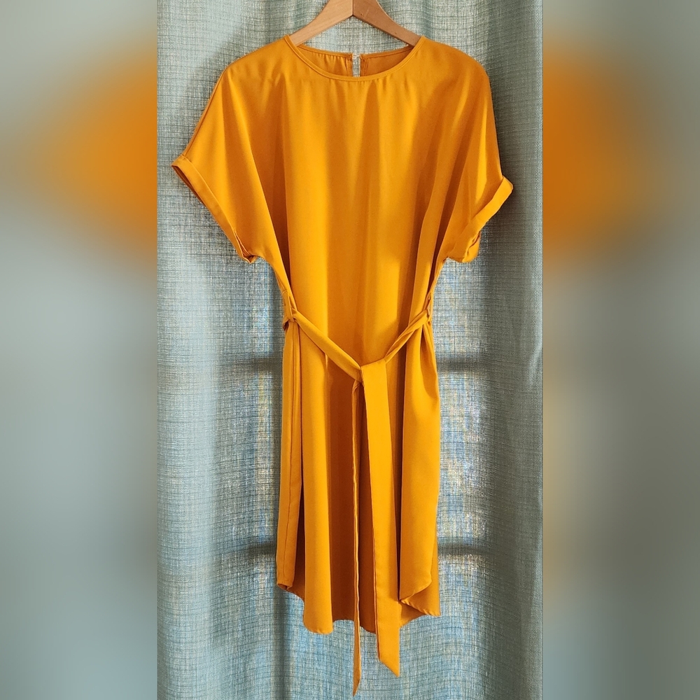 Mustard Yellow Dress Sz Large